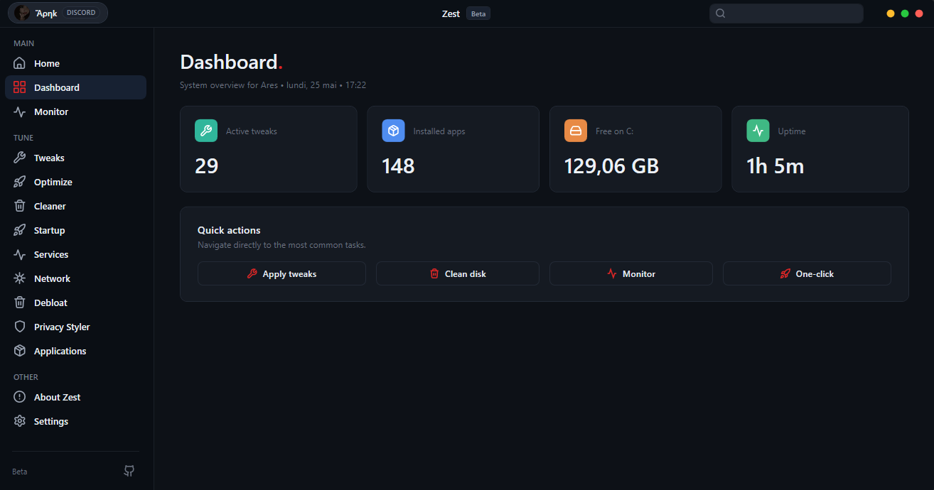 Zencore Dashboard